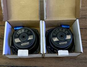 Kicker F-5.25 Stillwater Separates 5.25 Inch Speaker Pair Old School Car Audio