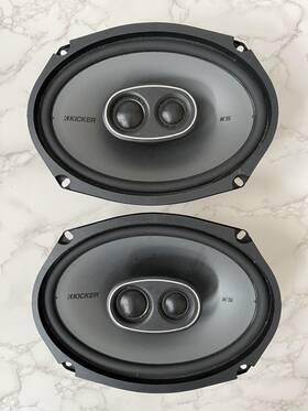 Ksc693 Kicker Set Of 2 3 Way Speakers 4 Ohm 6 Inch X9 Pair No Covers
