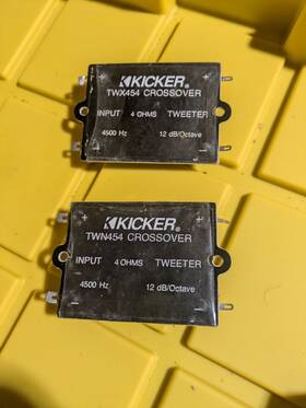 Twx454 Kicker Vtg Rare Old School Tweeter Crossover Car Stereo Audio Stillwater