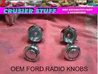 Knobs Mercury Ford Radio Mustang Cougar Oem Torino Truck Buttons