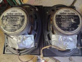Cx-269-20b Kraco Turbo Series High Performance 6 Inch X9 Speaker Set Model - No Box