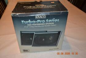 Tps-693 Kraco Turbo-pro Series 6x9 3-way Speaker System 100 Watt Model
