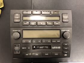 1270987 Lexus Gs300 Oem Ac Switch / Audio Radio #0118