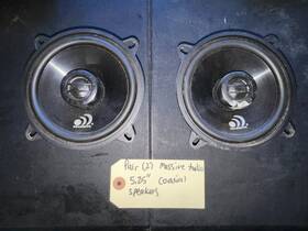 09608200398 Massive Audio Pair 2 Vx5 5.25 Inch Coaxial Speakers