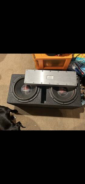 0984673223 Massive Audio 4000 W Max 12 Brand Performance Bass Speakers With Box And Amp