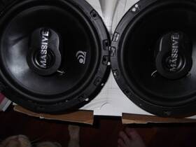 M65v2 Massive Audio 6.5 Inch Speakers. 60 Watts Rms 250 Peak 4 Ohm