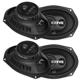Mx693 Massive Audio 4 6x9 Inch 250w Ohm 3-way Coaxial Car Speakers