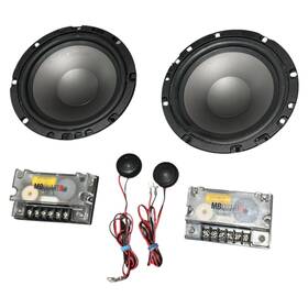 150rms Mb Quart Fwa160 6.5 Inch Inches 2-way Formula Car Audio Component Speaker System Set