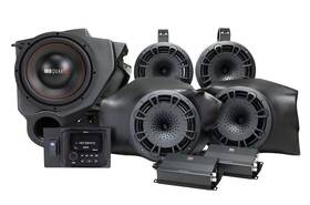 Mbqr-stg5-2 Mb Quart Mbqrstg52 Speakers Radio Sub Amps For Select Polaris Rzr Atv Utv