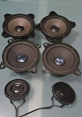 Qm100 Mb Quart Tc-s 3.5 Speakers And Qm19 Hx Tweeter Components. More Read