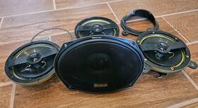 090-0291-33 Mcintosh Speaker 1 Subwoofer 3 Coaxial From 2001 Subaru Outback Front Rear Door