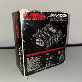 Pa400h Mei Cx2810 Mobile Audio System 80 Watt Amplifier Mono Bridgeable