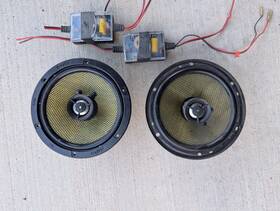 15-mc60 Memphis Mc-60 6-1/2 Inch 2-way Coaxial Speakers W Crossovers Car Audio