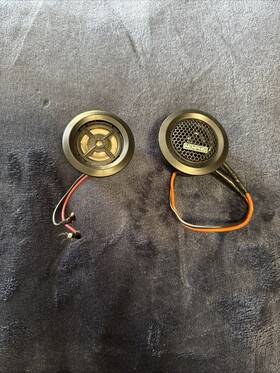 Prx410 Memphis Pair Audio Prx10 1 Inch Pei Car Speakers Missing Cover Both Work