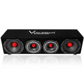 Ma-vbr42r Menace Audio Voicebar - High Output Slim Profile Midrange Enclosure Red
