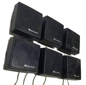 70-2353a Midland Lot Of 6x Lmr Extension Speaker 15w 3.2 Ohm