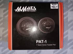 Pat-1 Mmats High Performance Tweeters Pair