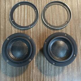 Morel 290105922045 Elate Carbon Mm3 3-1/2 Inch Midrange Component Speakers Mid Comp 3.5