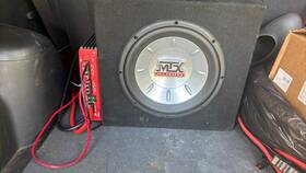 10pd1415 Mtx Thunder 6000 10 Subwoofer Old School With Crunch 1000 Watt Amplifier