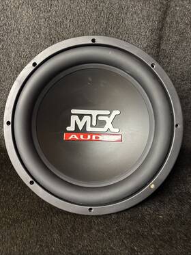 Tne212d-p Mtx 12ftft Round Subwoofer Car Audio Sub