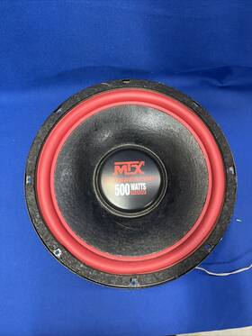 Tp1240 Mtx Tp112 Thunder Pro Audio 2-way Speakers 4 Ohm 500 Watts Woofer Only