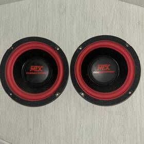 Tp640 Mtx Rare And Hard To Find Pair Vintage 6.5 Inch Single Voice Coil Woofers Usa