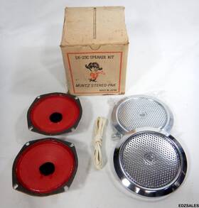 Ym-148 Muntz Stereo-pak - 2 Vintage Model 8ohm Car Audio Speakers