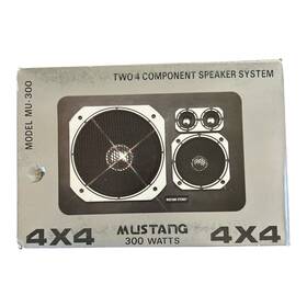 Mu-300 Mustang 2 4x4 Stereo Speakers 300w Component Speaker System