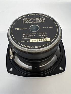 Sp-50 Nakamichi Bass/midrange Driver Untested For Part As Is