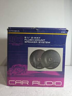 Optimus 040293106690 90x2 6.5 Inch 2 Way Flush Mount Speaker System See Description