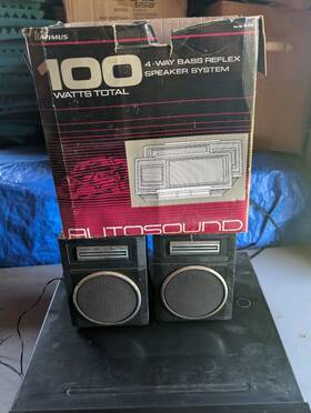 12-1719 Optimus 4-way Bass Reflex Speaker System 100 Watts Rms Power