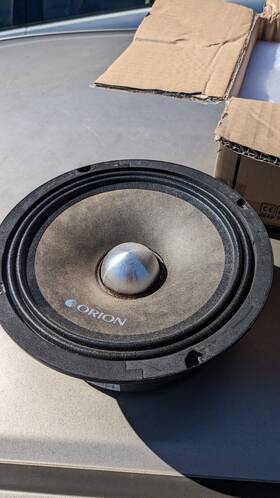 Xsm805sl Orion 8 Inch Slim Ultra Efficient Midrange Speaker 4-ohm 1400w Max - 1 Pair