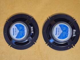 30hz-50kh Panasonic Cj-dd163 Pair Of Vintage 6.5 Inch 2-way Speakers 150w 91db/w/m