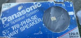 Eab-k60 Panasonic Vintage 5 1/4 Inch Tri Phase 3 Way Car Speakers System