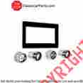 Phcam-1215 1960 1961 1962 1963 Chevy Gmc Pickup Truck Radio Bezel And Knob Kit