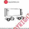 Phcam-1715 1963 1964 Chrome Painted Impala Radio Bezel And Knob Kit