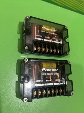 12345 Pioneer 2 Car Audio Passive Crossover Network Set Amp Woofer Tweeter