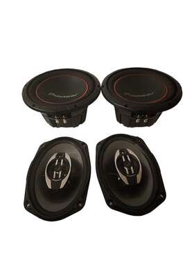 2pioneers Pioneer A6963r 2pioneer Speakers W245r 1100w Ts 270w