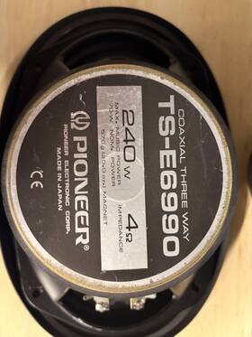 Pioneer E6990 Ts-e6990 6x9 Old School Car Speakers Pair Tested Working Great Condition
