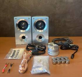Iss-c270a-s Pioneer Magnesium Body Usb Bus Power Only Pc Speaker Set Rare