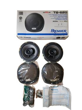 Ts-638 Pioneer Pair Of Premier Speakers Ts-620 6 1/2 Inch 100 Watt Tested