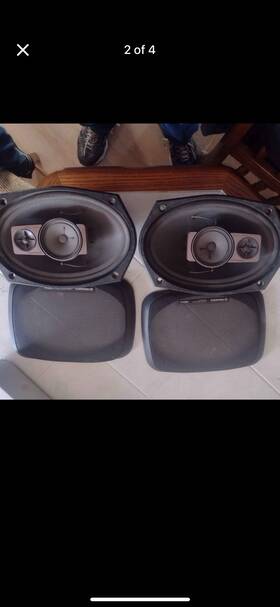 Ts-6944 Pioneer 3-way Car Speakers. Old School/vintage