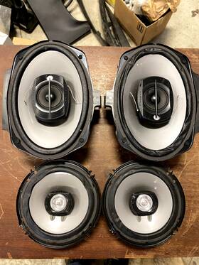 Pioneer Ts-695p 6x9 Inch 230 Watt And Ts-165p Car Stereo Coaxial Speakers