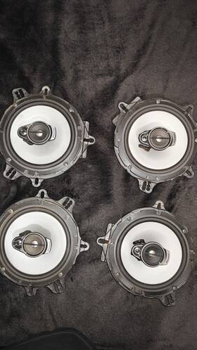 Ts-a652f Pioneer 6-1/2 Inch 3-way Coaxial 4 Speakers Including Kenwood Single Din