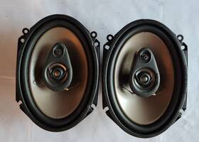Ts-a6815 Pioneer Car Stereo Speakers 3 Way 180w Peak 6x8 Excellent Condition