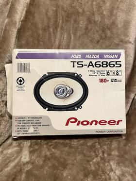 Ts-a6865 Pioneer Vintage Ford/mazda/nissan 6x8 3-way Coaxial Speaker Pair