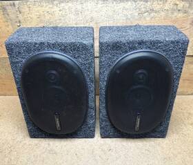 Ts-a6905 Pioneer Vintage 120 Watt 3-way 4 Ohm Car Speakers Slanted Box Truck