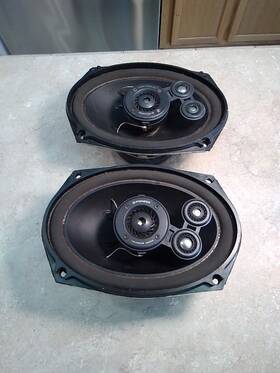 Ts-a6908 Pioneer Vintage 4-way Car Speakers Old School 4 Ohm 200 Watts. Mrstereo