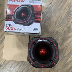 Ts-b401pro Pioneer 4 Inch 600w Max Power 4-ohms Car Audio Titanium Bullet Tweeter