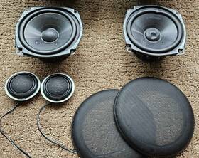 Ts-c1301 Pioneer Vinage Component System Mids Tweeters 150w 4ohm Made In Japan